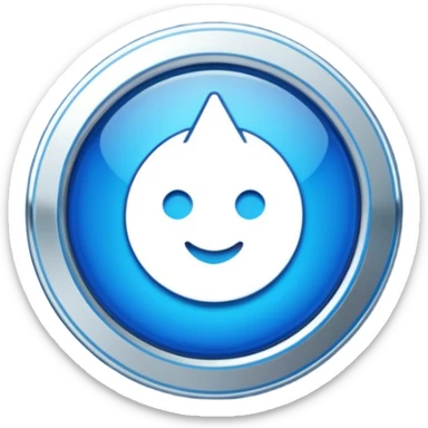 Generate a blue meta verified badge sticker