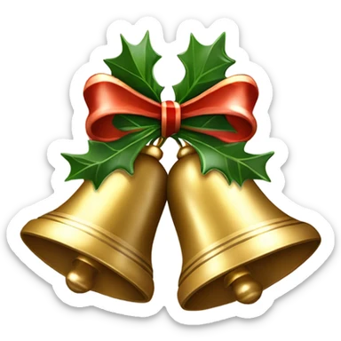 Christmas bells sticker