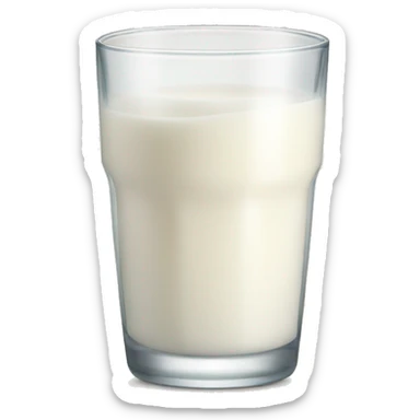 glass of milk cheers sticker
