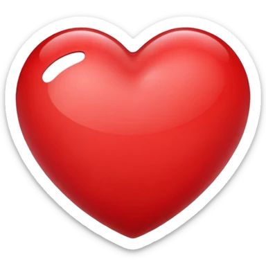 Heart sticker
