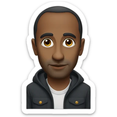Black man Eric Zemmour sticker