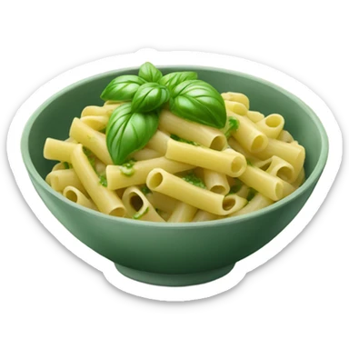 Pesto sauce pasta sticker