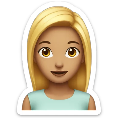 Birthday beautiful girl sticker