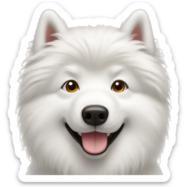 Samoyed dog sticker