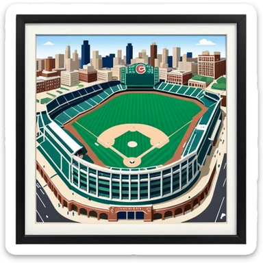 Wrigley Field sticker