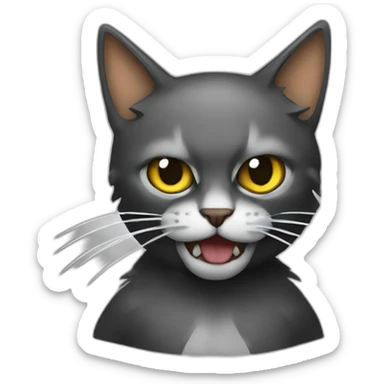 metallica cat sticker