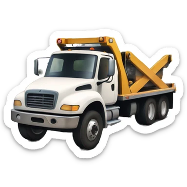 Flatbed tow truck sticker