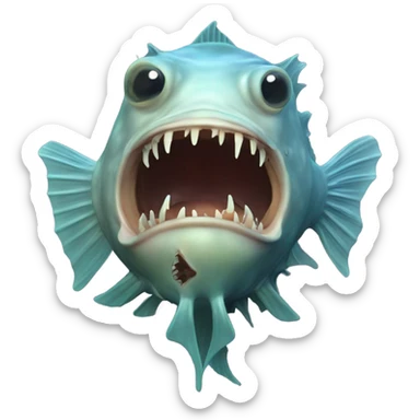 anglerfish sticker