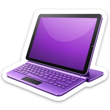 violet cumputer sticker