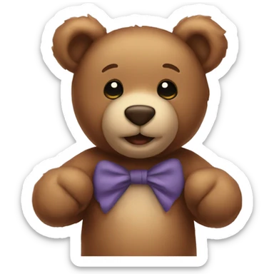 Teddy bear inlove sticker