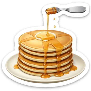 breakfast pancake sticker