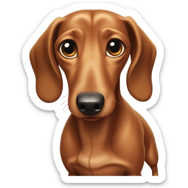 Wiener dog  sticker