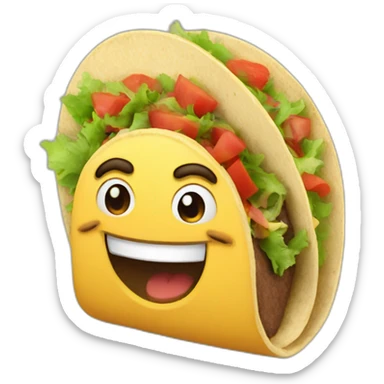 tacos français sticker