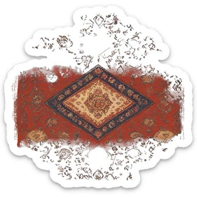 Persian rug sticker