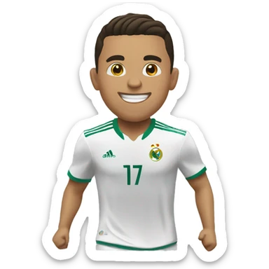 Ronaldo qui fait ça célébration  sticker
