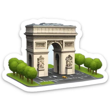 Arc de triomphe sticker