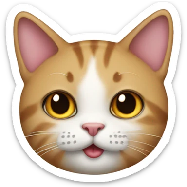 Cat with singles  sticker