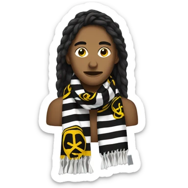 AIK scarf sticker