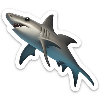 hammerhead shark sticker