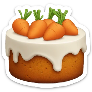 Carrot cake  sticker