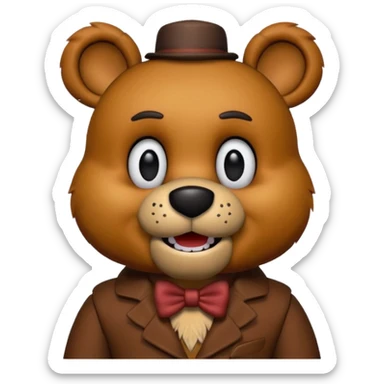 Freddy Fazbear sticker
