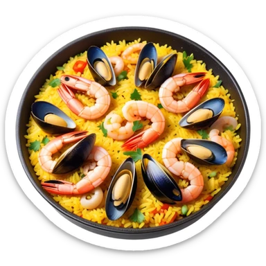 Spain-paella sticker