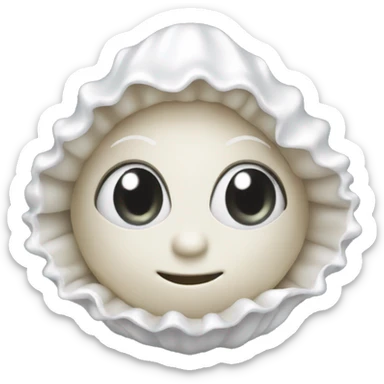 Pearl in oyster  sticker