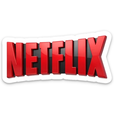 Netflix logo sticker