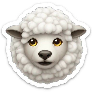 Oveja agradecida  sticker