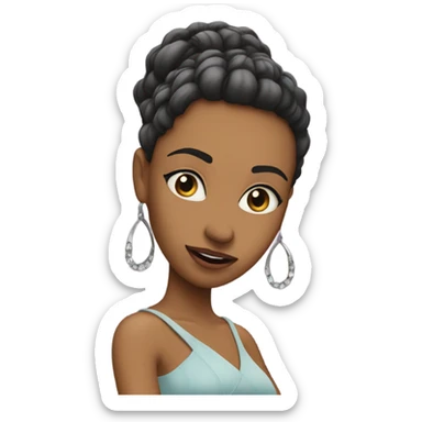 Drop the mic sassy queen  sticker