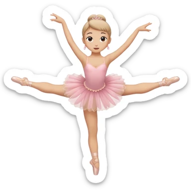 Make ballerina emojis full body in different dance positions  sticker