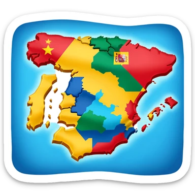 spanish speaking countries sticker