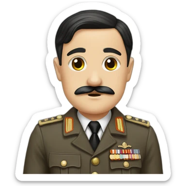 Hitler-uniforme-allemand-femmz sticker