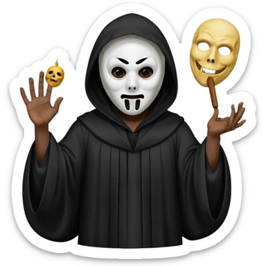 Ghostface from the Scream movie sticker