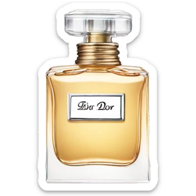 dior perfume bottle sticker