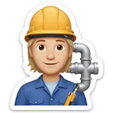customer. 1 person only white male with shoulder normal person cloths. adult. pipeline technician change the expression and the shape of the face change the color of eyes. remove the background sticker