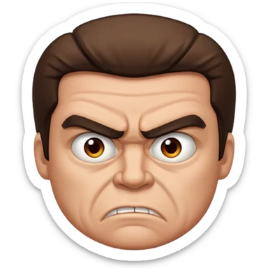 Bardella qui est énervé  sticker