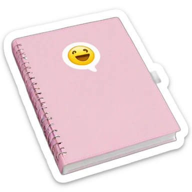 AGENDA PINK PERSONALIZADA CON FRASE sticker