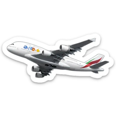 airbus a380 sticker