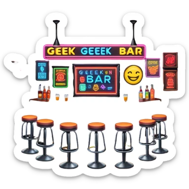 a geek bar sticker