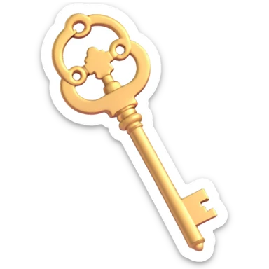 ancient magic key sticker