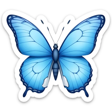 I want butterfly blue with broken wing sticker