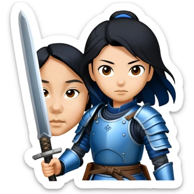 Samurai Defender sticker