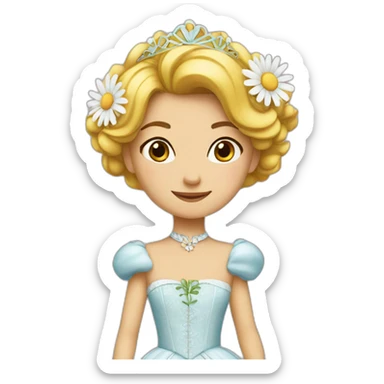 Daisy princesse entière sticker