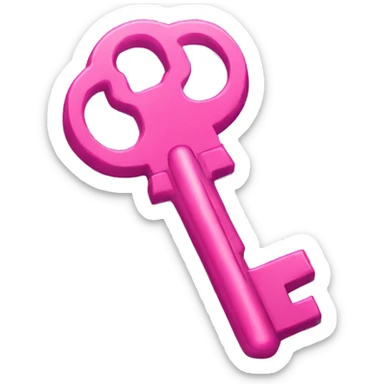 Pink keys  sticker