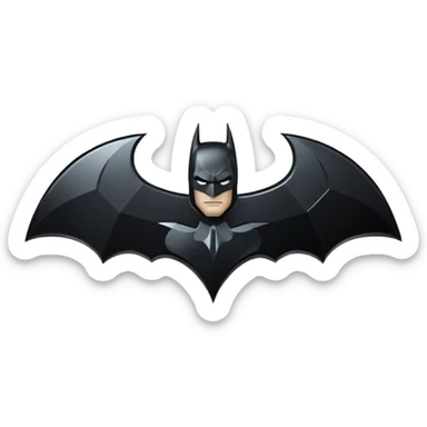 batman logo sticker