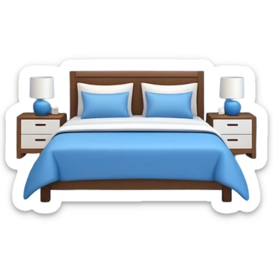 blue bedroom sticker