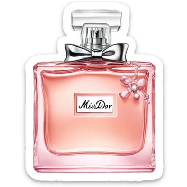 Miss dior perfume sticker