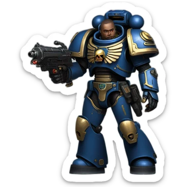 space-marine-40k sticker