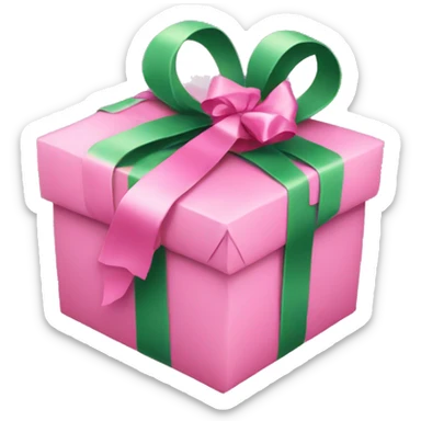 present with pink ribbon sticker